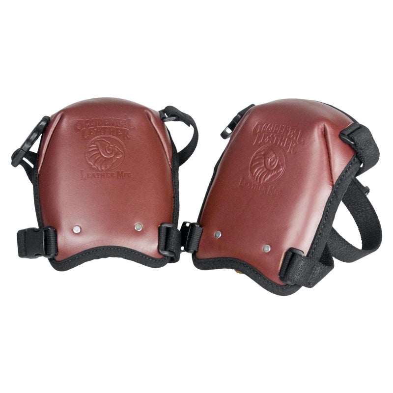 Occidental Leather وسادات ركبة أوكسيدنتال جلدية - متينة، ناعمة وآمنة على الأرض - مشابك سريعة الإطلاق - تصميم غير مضر - مصنوعة في الولايات المتحدة الأمريكية - Image 1